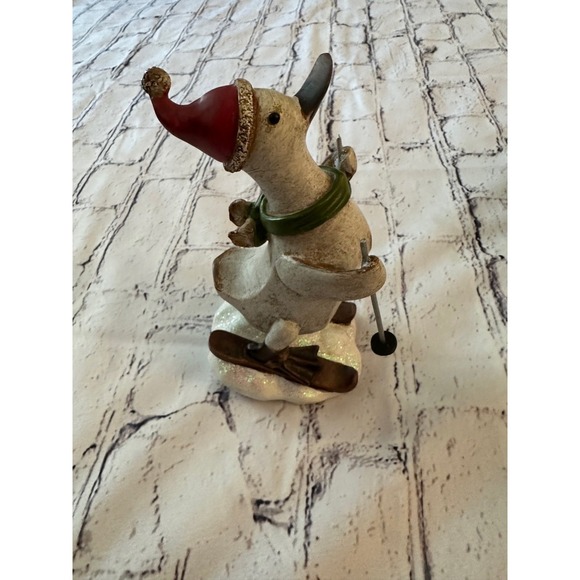 Christmas wooden sking‎ duck - Picture 2 of 3